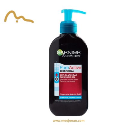 ژل شستشوی صورت زغال گارنیر moojooan موجوان