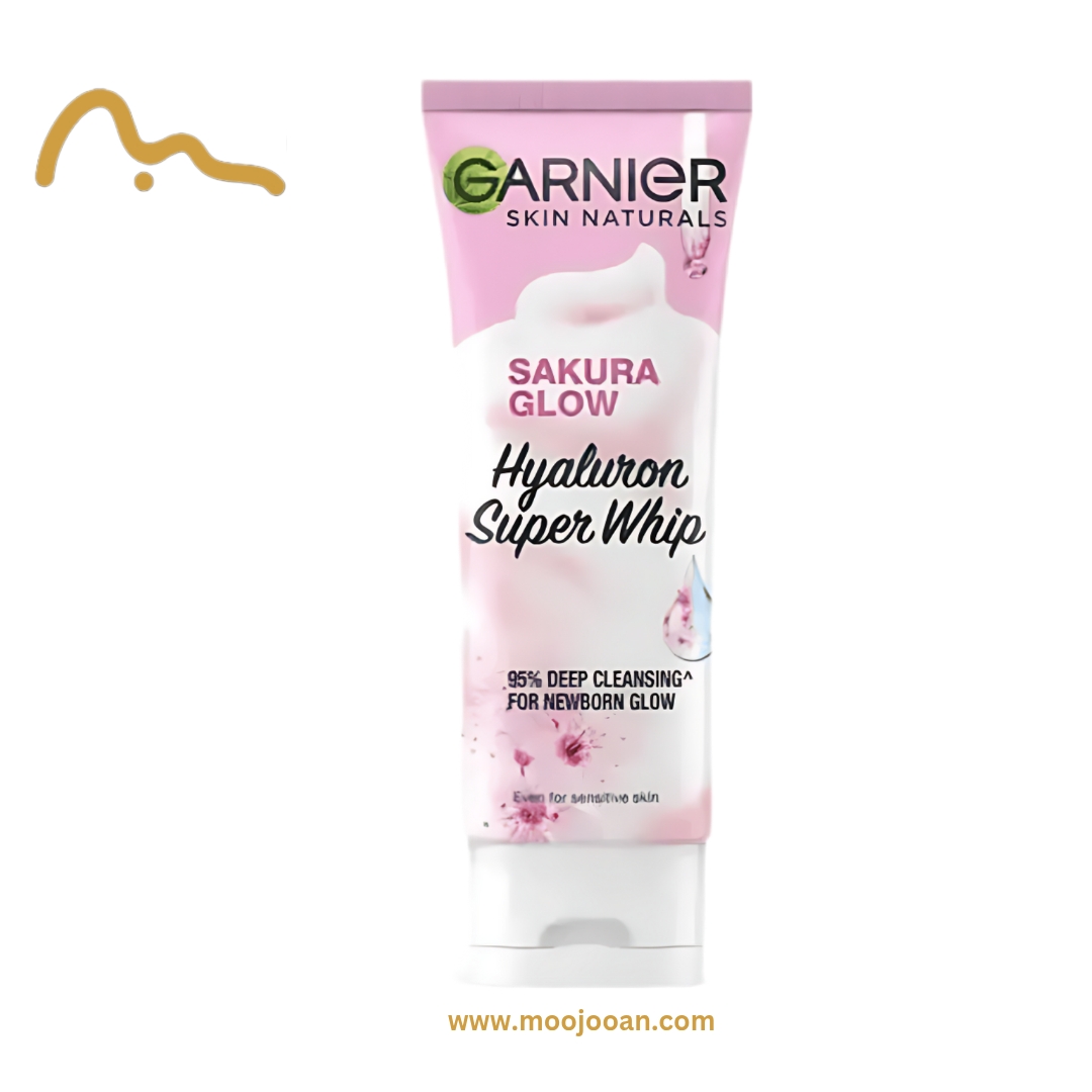 فوم شستشوی صورت گارنیر Sakura Glow moojooan موجووان فوم شستشوی صورت گارنیر Sakura Glow moojooan موجووان