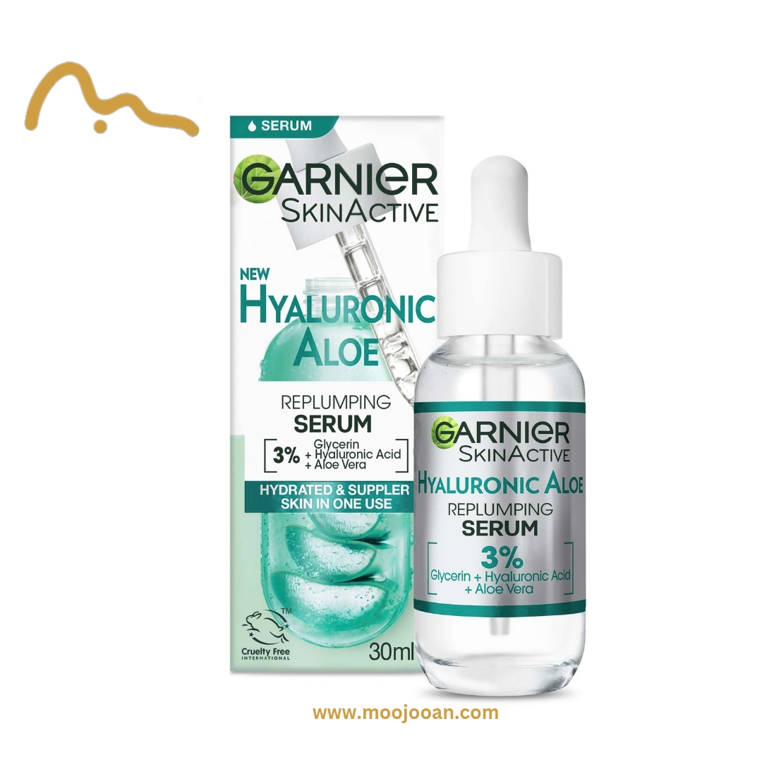 سرم آبرسان هیالورونیک اسید و آلوئه ورا گارنیر موجوان moojooan سرم آبرسان هیالورونیک اسید و آلوئه ورا گارنیر موجوان moojooan