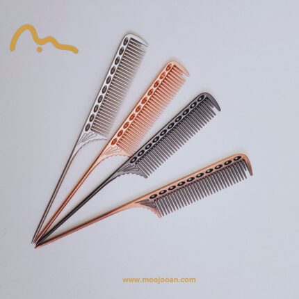 شانه دم باریک تمام فلزی GAMAY (BARBER SHOP) موجوان moojooan